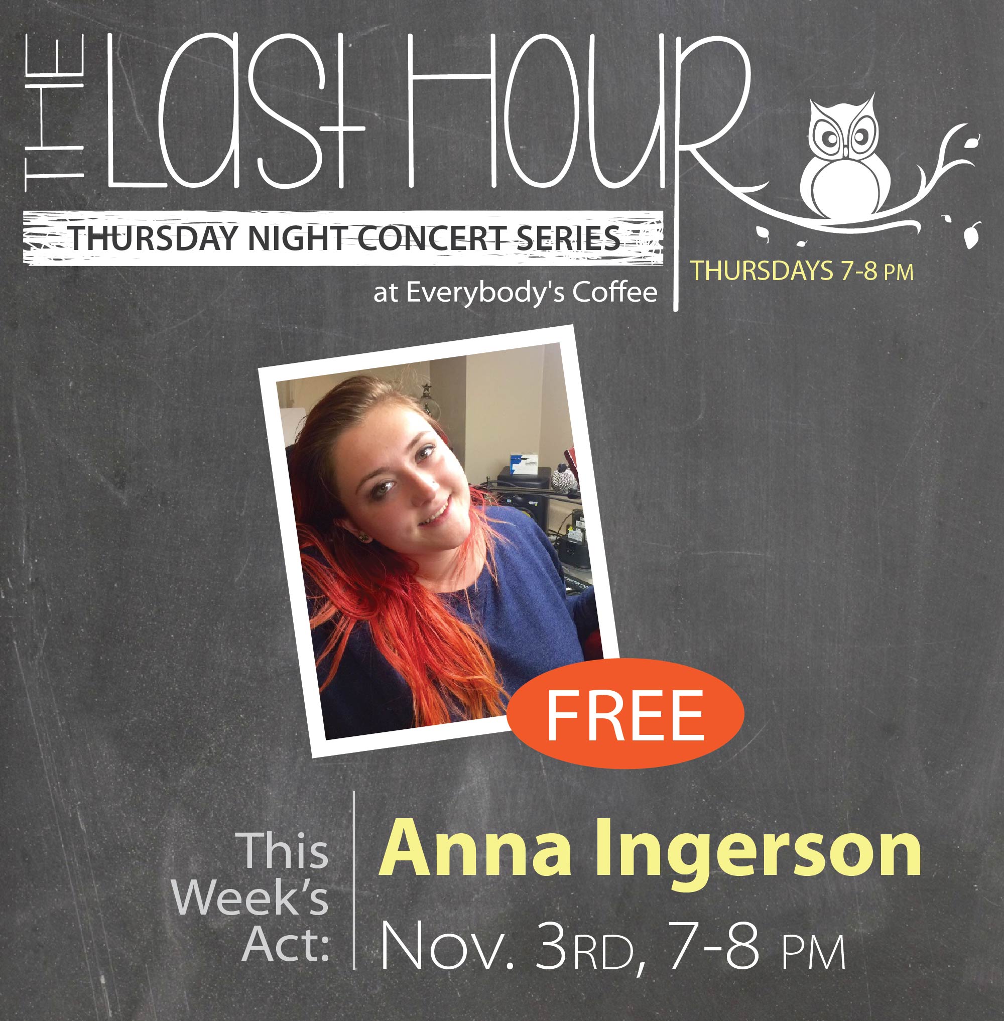 Last Hour Concert Series: Anna Ingerson