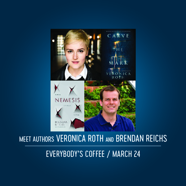 Veronica Roth and Brendan Reichs Book Signing at Everybody's Coffee
